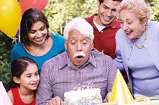 एक आदमी की 70 वीं वर्षगांठ पर बधाई कैसे तैयार करें