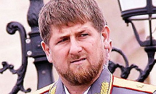 Der jüngste General in Russland. Präsident der Tschetschenischen Republik Ramsan Kadyrow