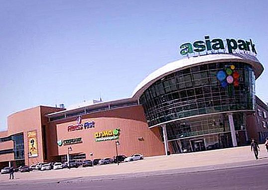 "Asia Park" (Astana). Divertissement et shopping de haut niveau.
