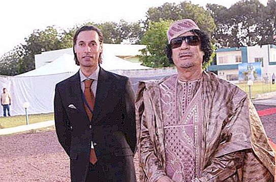 리비아 군 장교 Mutassim Gaddafi : 인생 이야기