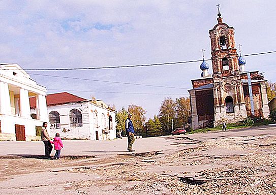 Kaupunki Ryazanin alueella Kasimov: väestö ja talous