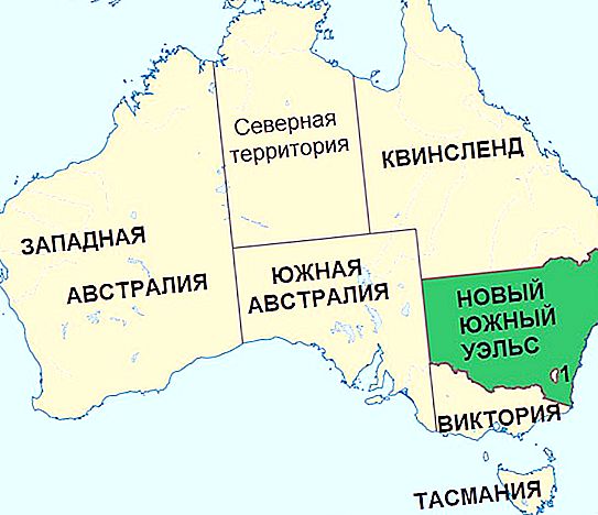 Nový Južný Wales v Austrálii: Štátna história, obyvateľstvo, hospodárstvo a príroda