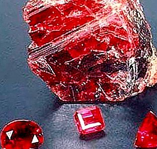 红宝石石-真正的宝石