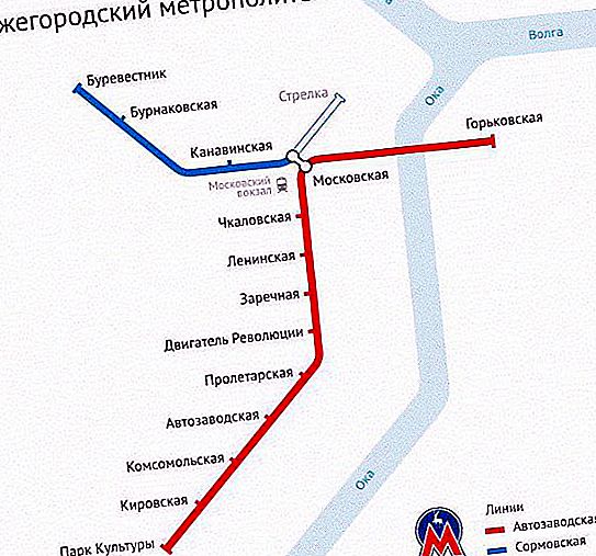 Метро нижнего новгорода 2023. Метрополитен Нижний Новгород схема.