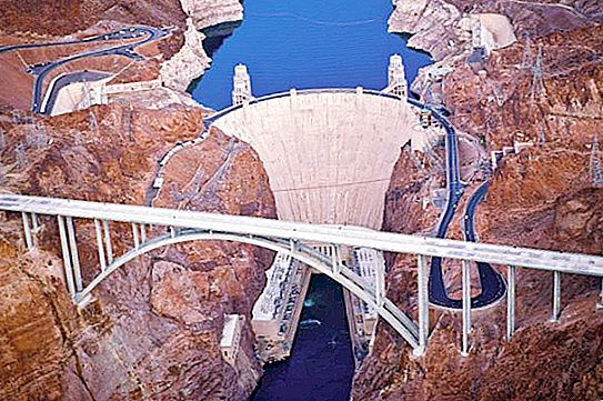 Hoover Dam. Hoover Dam in de VS: bouwgeschiedenis, beschrijving, foto