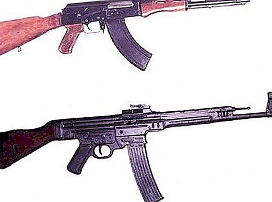 StG 44 un AK-47: salīdzinājums, apraksts, specifikācijas