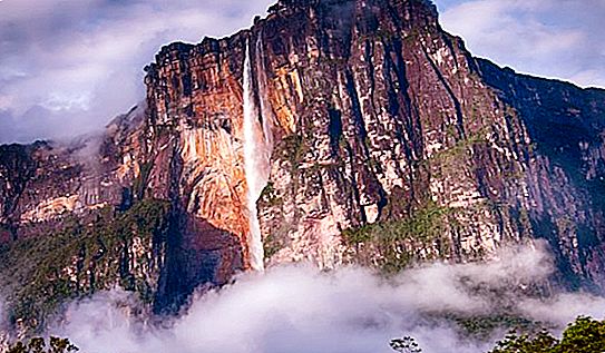 ¿Dónde está Angel: ubicación geográfica, foto y descripción, la altura de la cascada