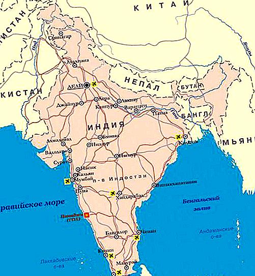 Grannländer i Indien - lista, beskrivning och intressanta fakta