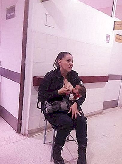 Kirli, ağlayan bebeğe hastanede dikkat edilmedi. Kadın polis çocuğa yardım etmeye karar verdi
