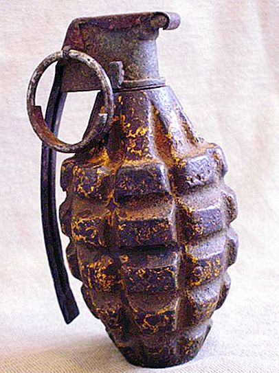 Handgranaten. Hand fragmentatie granaten. Handgranaat RGD-5. Handgranaat F-1