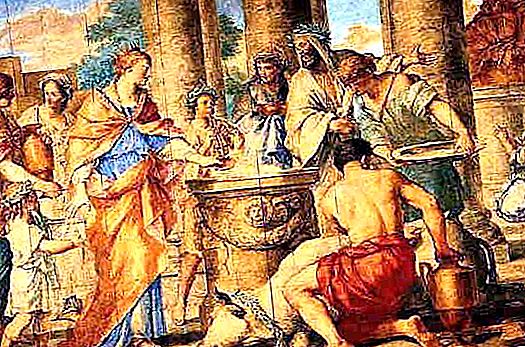 古代ギリシャ神話のペルセウス神、ゼウスとダナイの息子