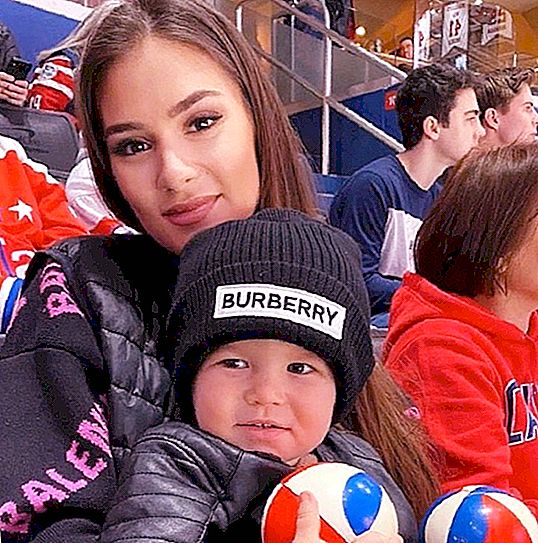 One and a half year old first-born Ovechkin in new photos looks like a famous grandmother