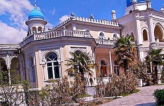 Emiratet av Bukhara-palasset i Jalta: beskrivelse og attraksjonens historie