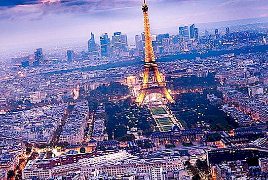 法国的人口。 法国最大城市的人口