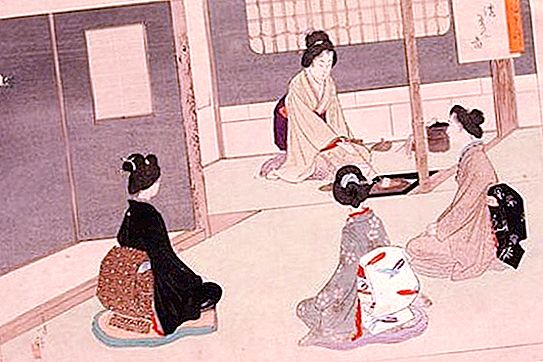 טקס תה יפני: תמונה, שם, אביזרים, מוזיקה