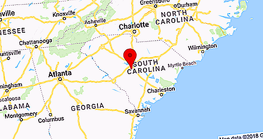 South Carolina: US-Bundesstaat. Lage, Landeshauptstadt, Städte und Natur