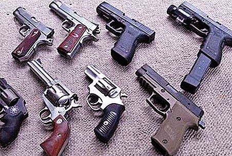 Ang pinakamahusay na American pistol: mga pagtutukoy at larawan