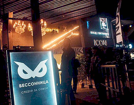 Câu lạc bộ "Mất ngủ" (Moscow): tính năng và đánh giá về nhà hàng
