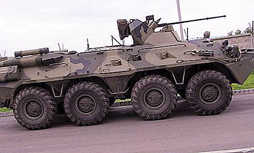 BTR 82A: ciri, kelebihan, ciri-ciri
