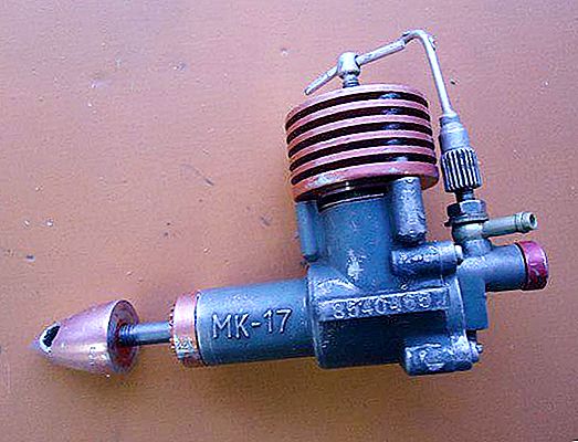 MK-17 motor: dizajn i pokretanje