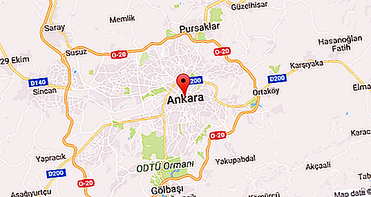 Ciudad de Ankara: población, área, coordenadas