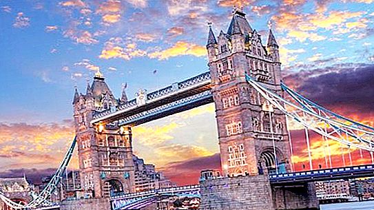 Tower Bridge i London: beskrivning, historia, funktioner och intressanta fakta