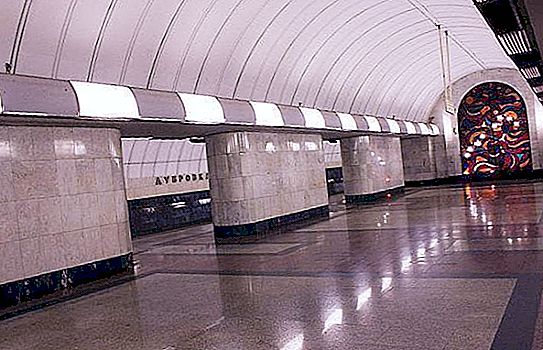 地下鉄駅「ドゥブロヴカ」。 地区「ドゥブロヴカ」の歴史