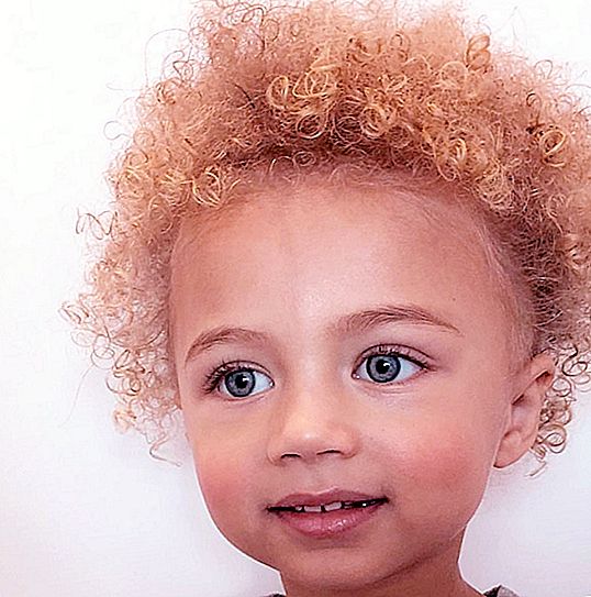As filhas das finlandesas e afro-americanas têm uma aparência incomum: o bebê cresceu e fascina com sua beleza