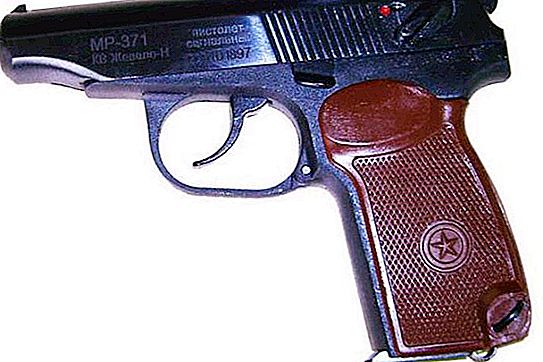 Výstražná pištoľ Makarov MR-371: technické vlastnosti, odlišnosti od boja
