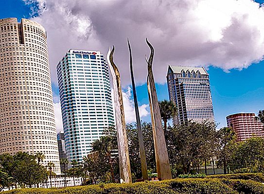 Kota Tampa: lokasi, objek wisata, tempat menarik, foto
