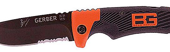 Nože Gerber Bear Grylls: zařízení a účel