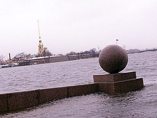 Severe flood in St. Petersburg. Flood threat in St. Petersburg