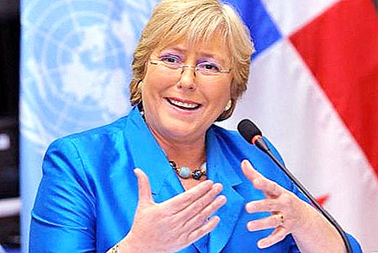 Şili'nin şu anki başkanı Michelle Bachelet