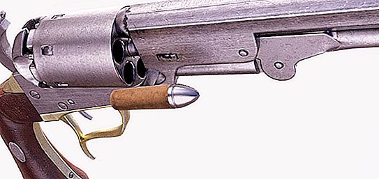 Kapsuliniai revolveriai: gamintojai, įrenginys, modeliai, garsios kopijos ir sukūrimo istorija
