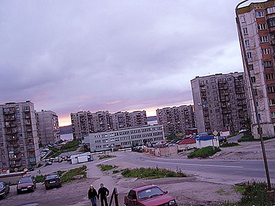 De totale bevolking van Severomorsk