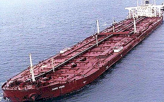 The largest tanker in the world. The largest oil tanker in the world