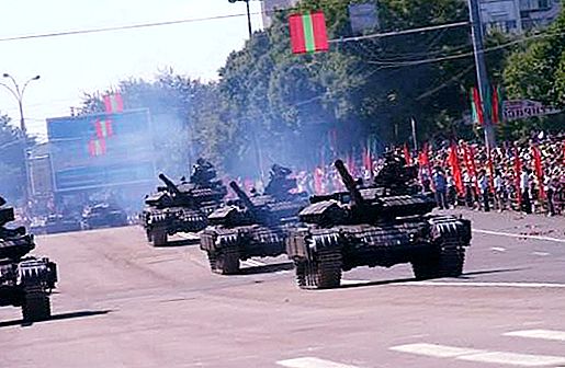 Tentara Transnistrian: kekuatan, komposisi
