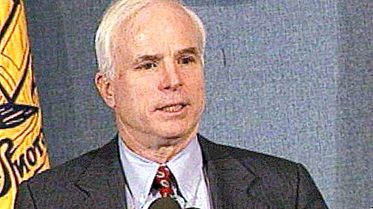 Den amerikanske senator McCain: biografi, familie og resultater