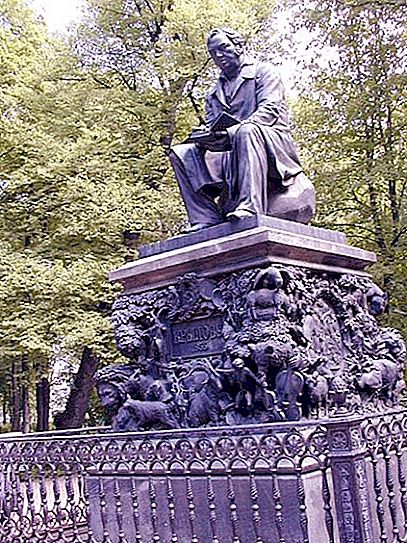 Ivan Andreevitš Krylov: monumendid Venemaa linnades