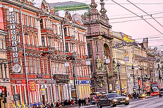 Ņevska prospekts Sanktpēterburgā: garums, apskates objekti, vēsture