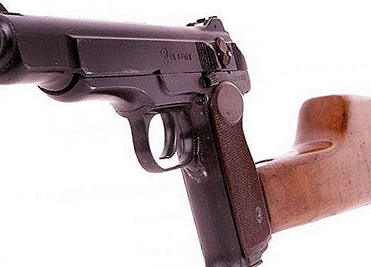 Traumatic pistol MP 355: mga katangian, tagagawa