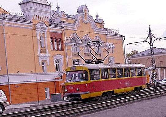 Barnaul Tram: historie, trasy, projekty lehkých železnic