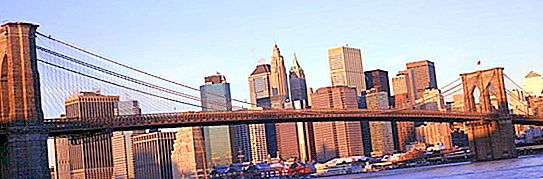 纽约市的布鲁克林大桥（布鲁克林大桥）：描述，历史，有趣的事实