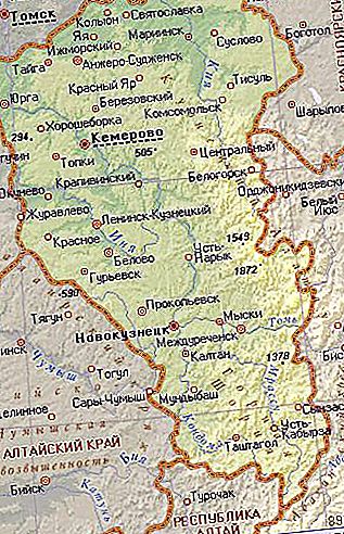 Kota-kota di wilayah Kemerovo: deskripsi singkat