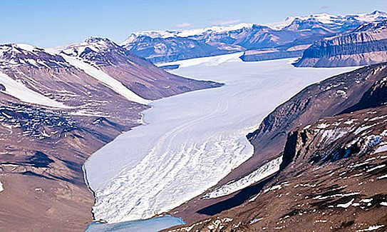 "Valls seques" de l'Antàrtida - el lloc més insòlit de la Terra