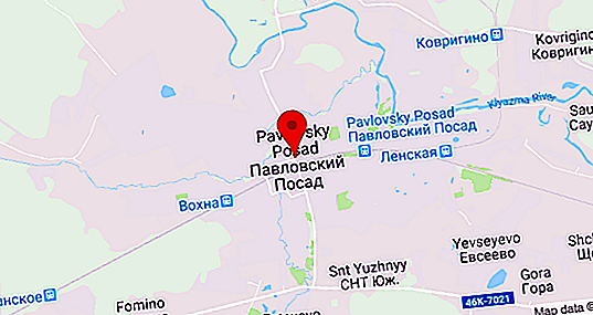 Pavlovsky Posad : 인구, 역사 및 창조 날짜, 위치, 인프라, 기업, 관광 명소, 도시 주민 및 손님 리뷰