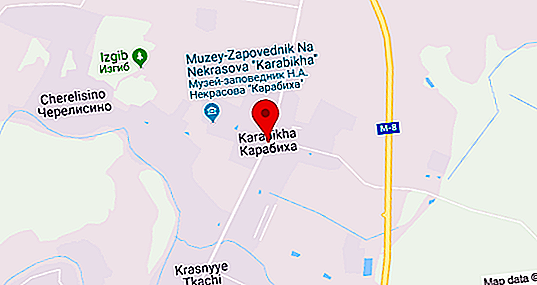 Nekrasovs statliga litterära och minnesmuseum "Karabikha": recension, historia och funktioner