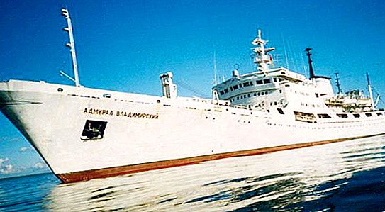 Ang daluyan ng pananaliksik na pang-agham ng Baltic Fleet na "Admiral Vladimirsky": kasaysayan, paglalarawan, larawan