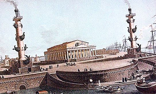Rostral søjler, Skt. Petersborg - beskrivelse, historie og interessante fakta