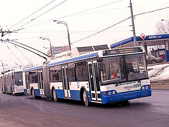 Ang mga parke ng Trolleybus sa Moscow